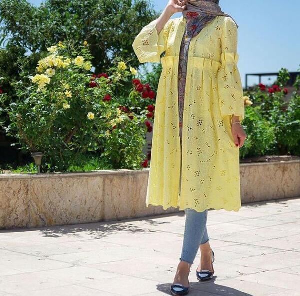 عکس مانتو رنگ سال ۱۴۰۰