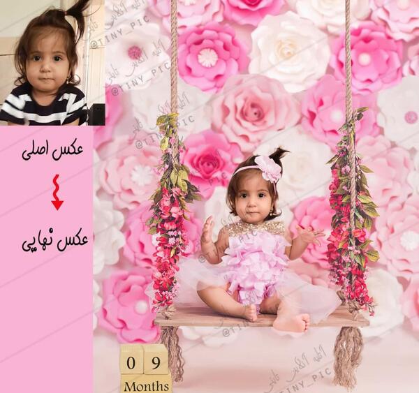 عکس اتلیه کودک با ماشین