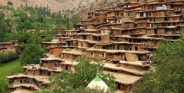 عکس زمستان روستا