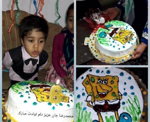 عکس کیک تولد پاتریک