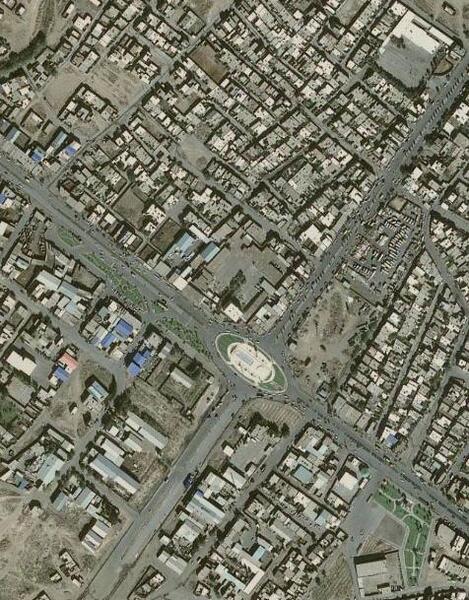 عکس هوایی نیشابور