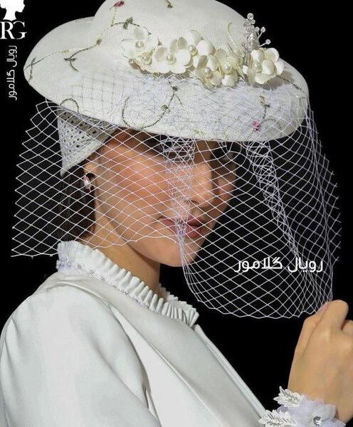 عکس آرایش عروس با حجاب