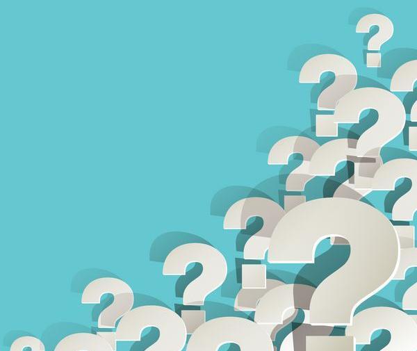 عکس استیکر علامت سوال