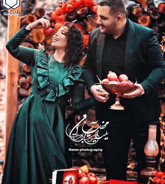 ایده عکس یلدایی دونفره