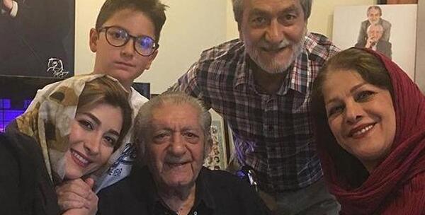عکس عزت الله انتظامی و خانواده اش