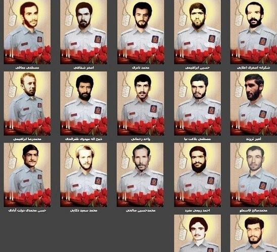 عکس شهدای آتش نشان پلاسکو