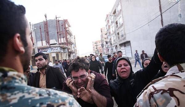 عکس زلزله زدگان سرپل ذهاب