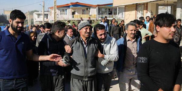 عکس زلزله زدگان سرپل ذهاب