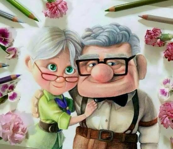 عکس لبخند پیرزن