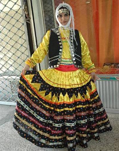 عکس لایه باز لباس سنتی