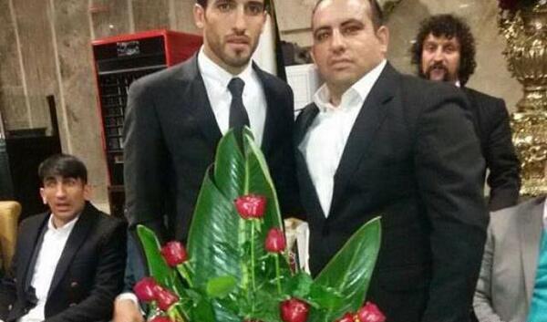 عکس وحید امیری با همسرش