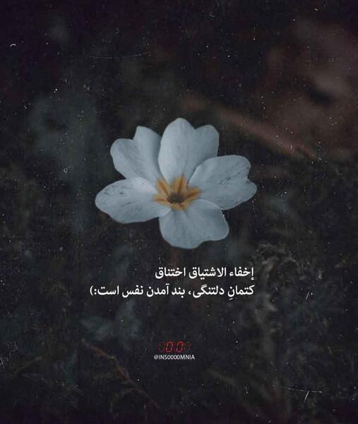 عکس نوشته دلتنگی تو بارون