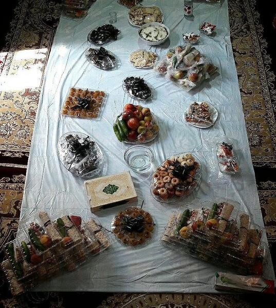 عکس عزاداری هاتون قبول