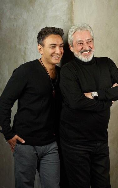 عکس شادمهر عقیلی با همسر و دخترش