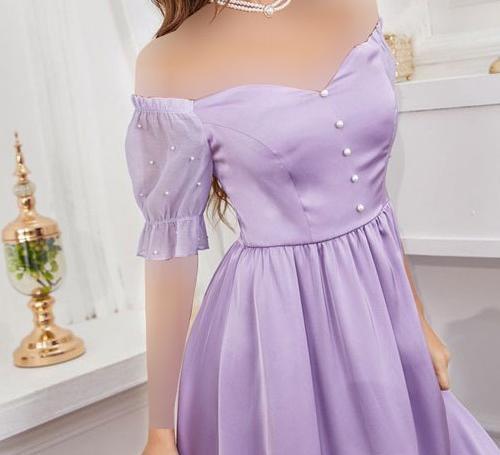 عکس لباس مجلسی دخترانه یقه دلبری