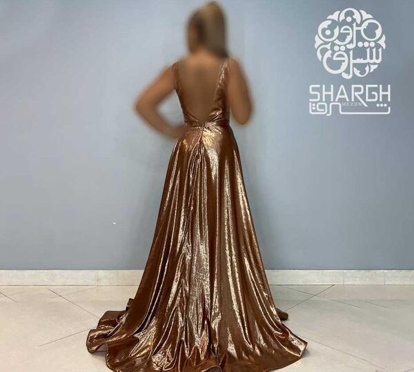عکس لباس مجلسی کوتاه پشت باز