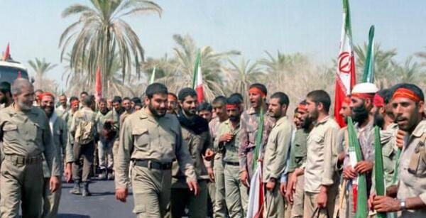 عکس حاج قاسم سلیمانی جنگ