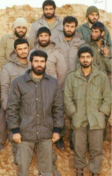 عکس حاج قاسم سلیمانی جنگ