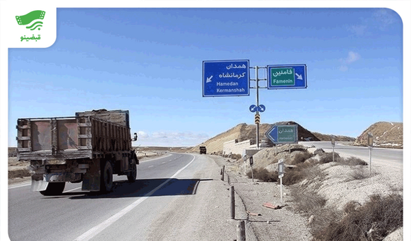 عکس جاده ساوه
