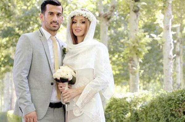 عکس احسان حاجی صفی و همسرش