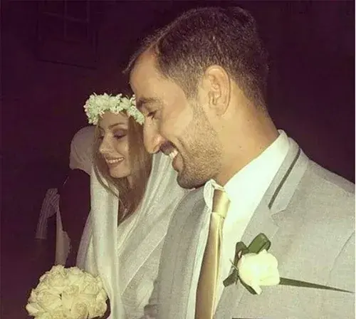 عکس احسان حاجی صفی و همسرش