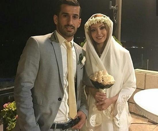 عکس احسان حاجی صفی و همسرش