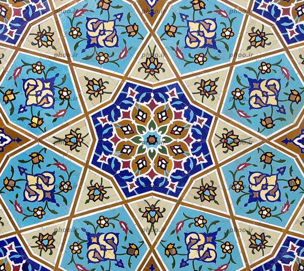 عکس نقاشی با اشکال هندسی