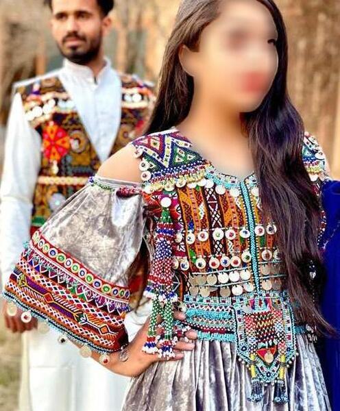 عکس لباس مجلسی افغانی