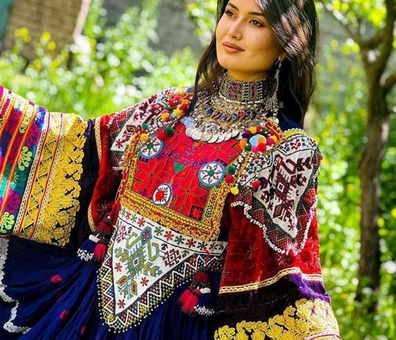 عکس لباس مجلسی افغانی