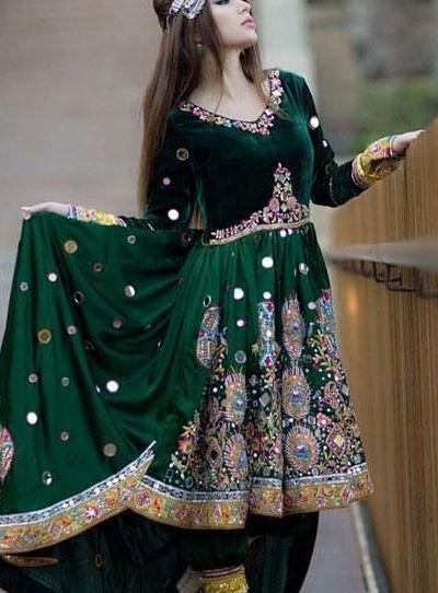 عکس لباس مجلسی افغانی