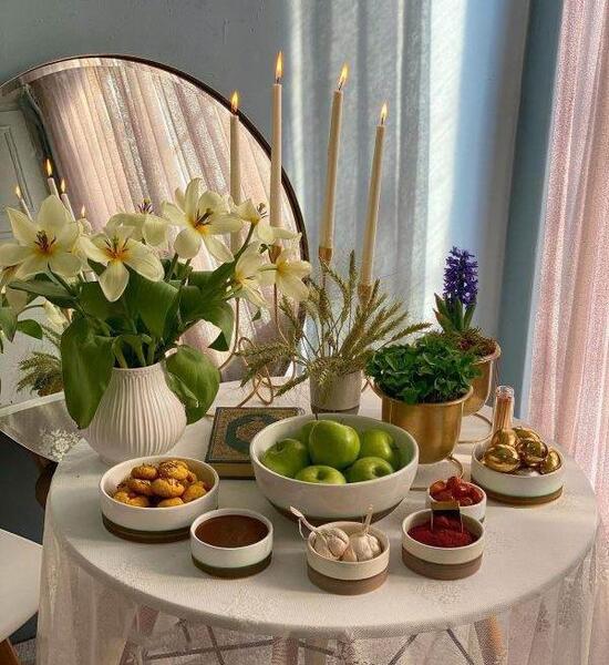 عکس ایده برای تزیین ظرف هفت سین