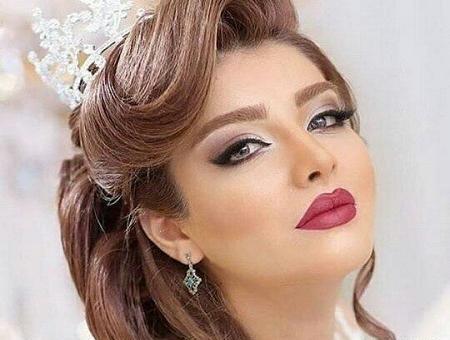 عکس رنگ مو روشن با دکلره