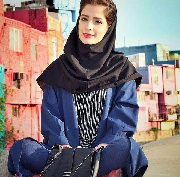 عکس مو زیر مقنعه