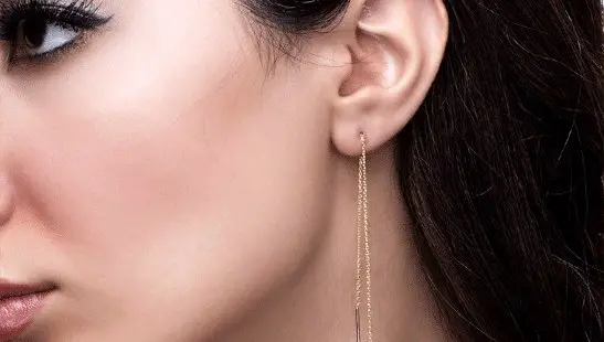 عکس گوشواره ی بخیه ای