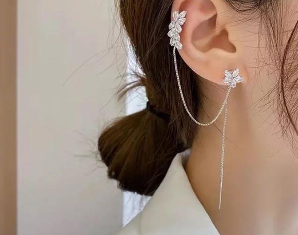 عکس گوشواره ی بخیه ای