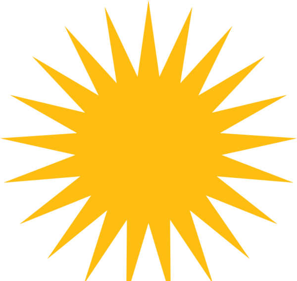 عکس خورشید پرچم کردستان