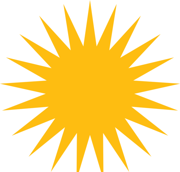 عکس خورشید پرچم کردستان