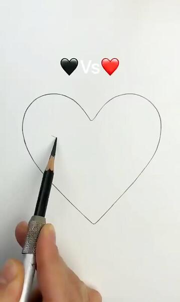 عکس نقاشی صورت قلب
