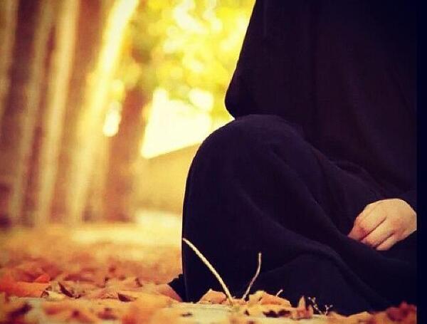 عکس پاییزی دختر چادری