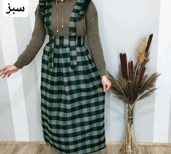 عکس مدل سارافون چهارخونه