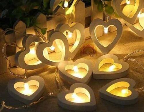 عکس قلب چوبی زیبا