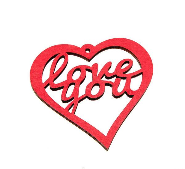 عکس قلب چوبی زیبا