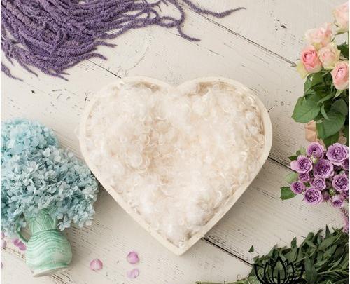 عکس قلب چوبی زیبا