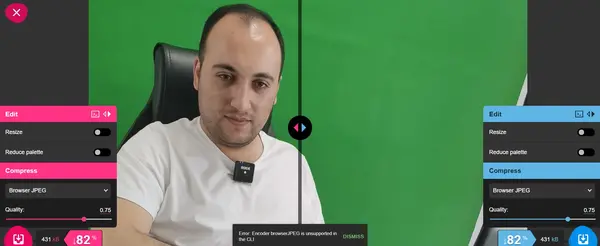 کاهش حجم فایل عکس بدون افت کیفیت آنلاین