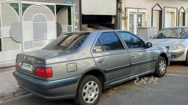 عکس پژو پارس رنگ نوک مدادی