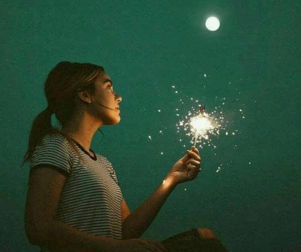 ایده عکس با فشفشه