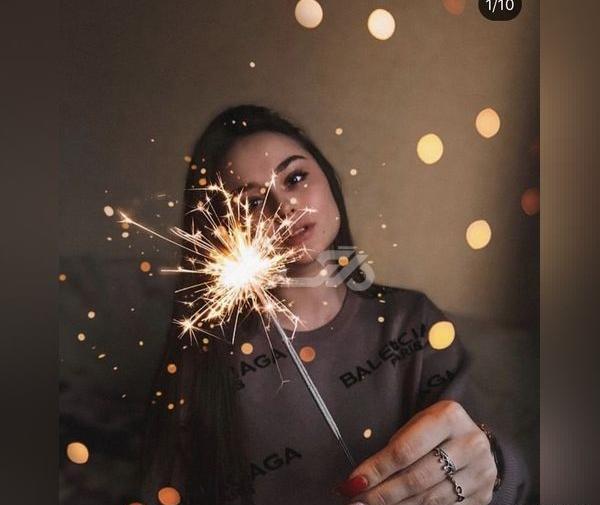 ایده عکس با فشفشه