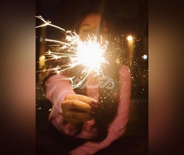 ایده عکس با فشفشه