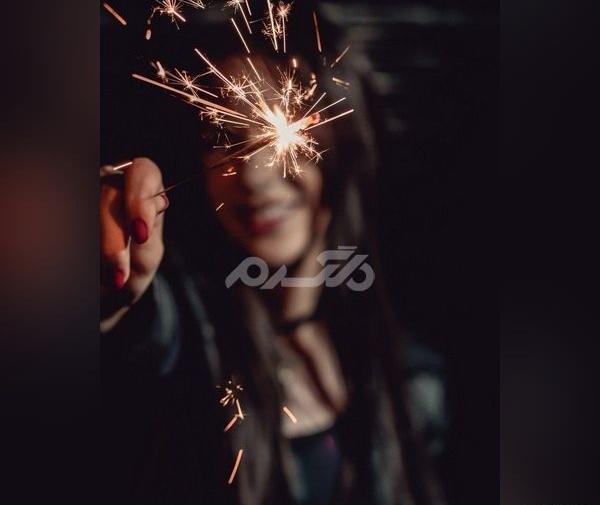 ایده عکس با فشفشه