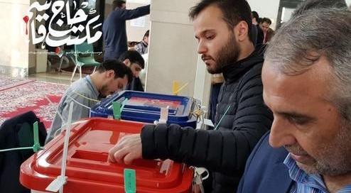 عکس حاج قاسم انتخابات